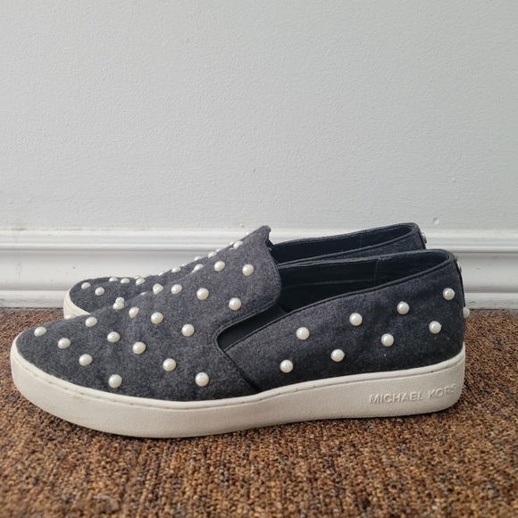 Michael Kors Pearl Slip On Sneakers - Picture 1 of 2